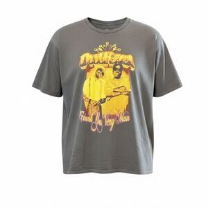 NWT Unisex Gray Acid Wash OUTKAST Short Sleeve Graphic Tee Shirt - Size 2XL